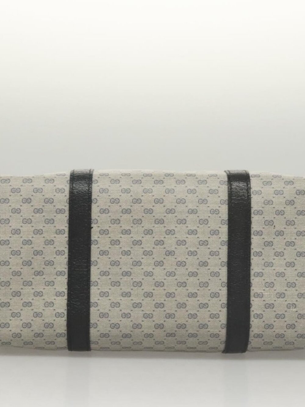 GUCCI Micro GG Supreme Sherry Line Bag PVC Navy Gold Red 40 02 007 Auth BA2011 - Picture 6 of 16